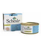 Schesir Cat Can Broth-Wet Food Tuna With Mullet